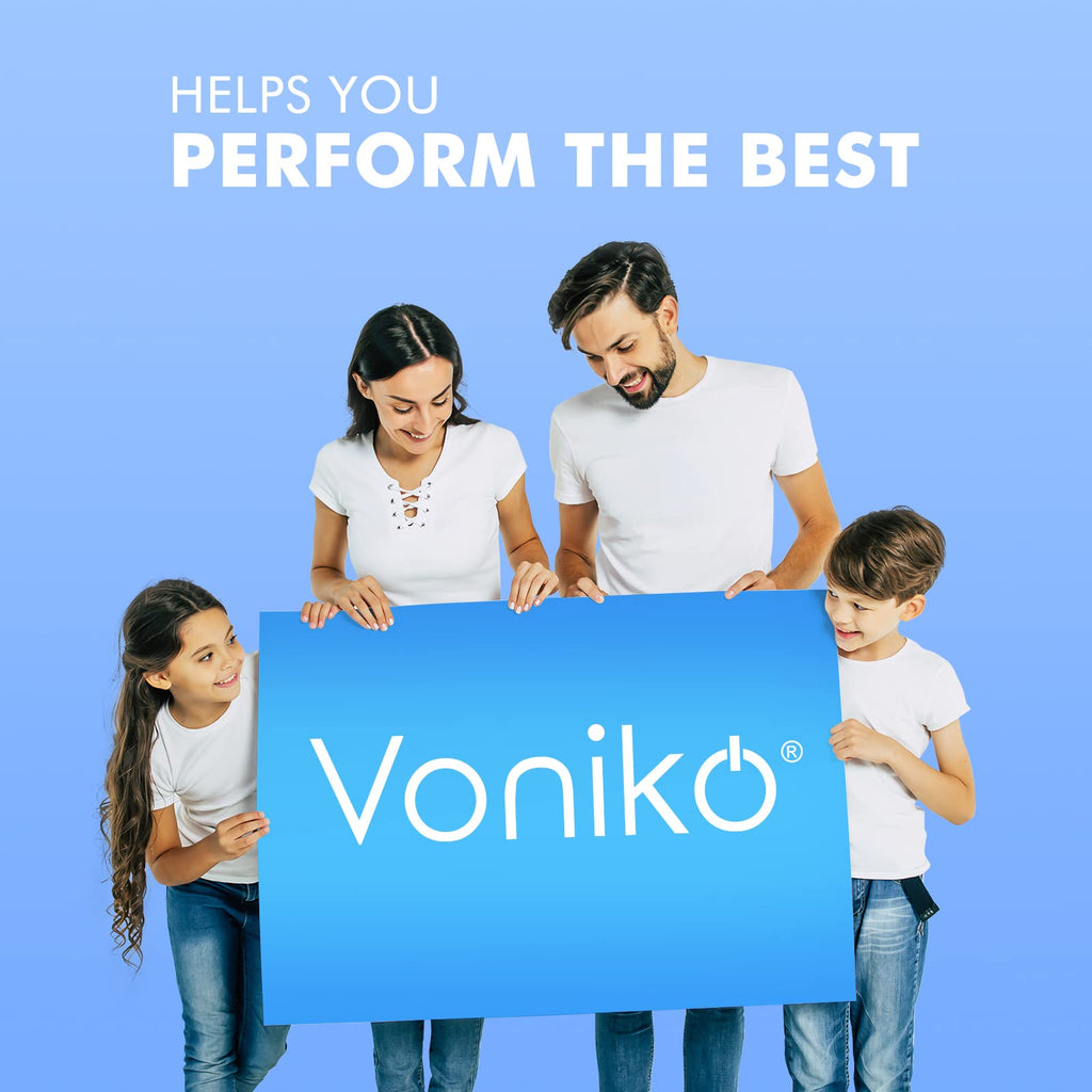 Voniko CR2032 3V Lithium Batteries 5 Pack for Child Safety, Compatible with AirTag, Key Fobs, Thermometers, Scales – 7 Years Shelf Life