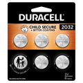 Duracell 2032 Lithium Battery, 6 Count, AirTag & Key Fob, CR2032 3V Cell
