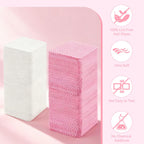 720Pcs Lint Free Nail Wipes, Absorbent, Soft, Non-Woven, No Lint | Nail Supplies, Nail Polish Wipe, Pads Gel Nails, Naile Glue Wipes, for Fingernail Polish Remover Eyelash Extensions Nail Art