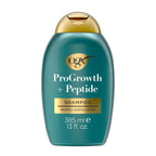 OGX ProGrowth + Peptide Clarifying Shampoo, 13 fl oz | Gentle Exfoliating Scalp Shampoo, Supports Natural Hair Growth, Removes Scalp Build-Up, 1.5% Mandelic Acid