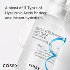 COSRX 3X Hyaluronic Acid Moisture Ampoule For Dry Skin, 1.35 fl.oz