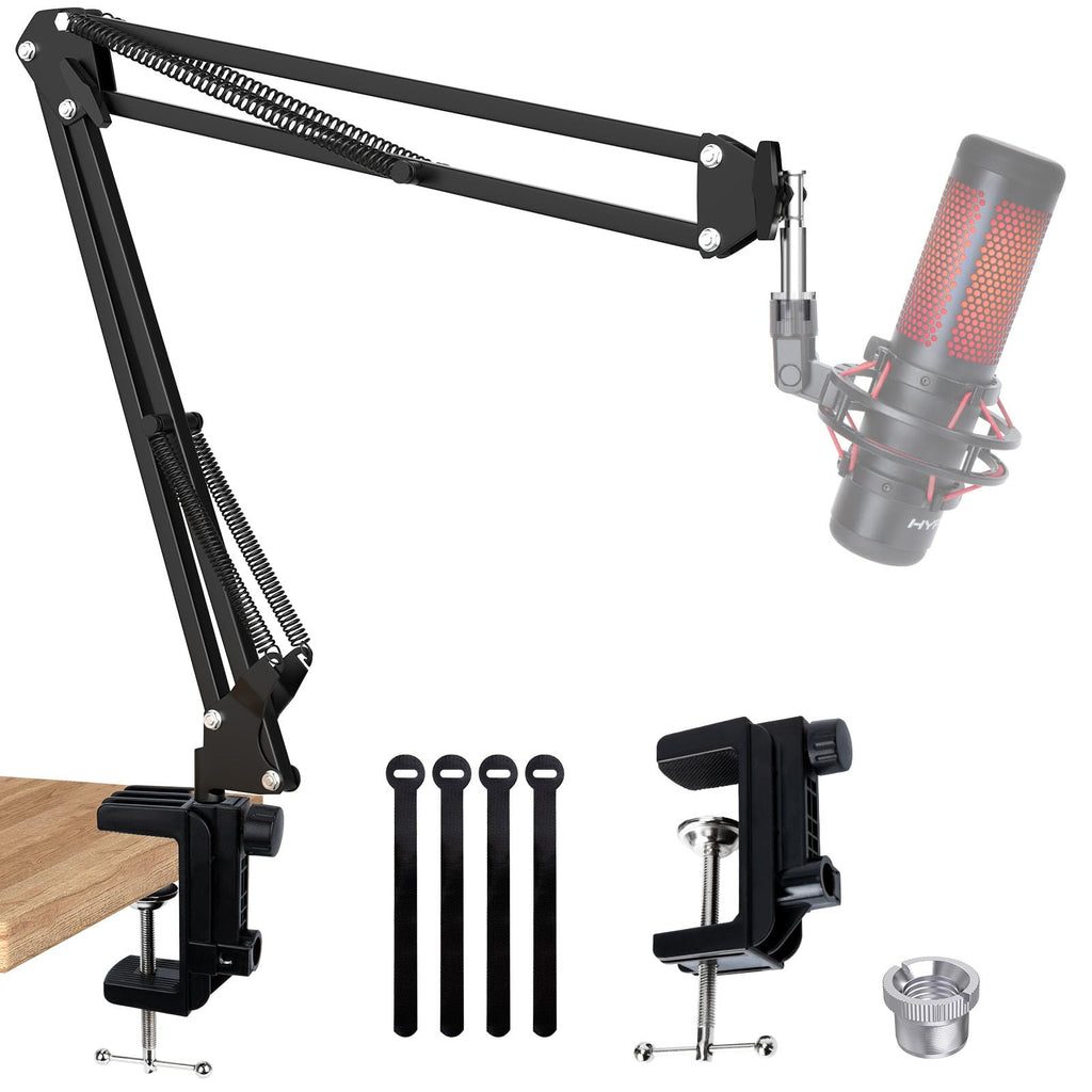 Buy now Microphone Wall Mount Boom Arm - Microphone Wall Mount for Mic holder，Horizontal Mounting Wall，Space Saving Desktop Metal Mic Stand Clamp by SUNMON at indiglob india