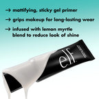 e.l.f. Power Grip Matte Primer | Gel-Based & Hydrating Face Primer For Smoothing Skin & Gripping Makeup, Moisturizes & Primes, Vegan & Cruelty-Free