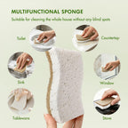 SetSail Natural Kitchen Sponges, 12 Pack Biodegradable Dish Sponges