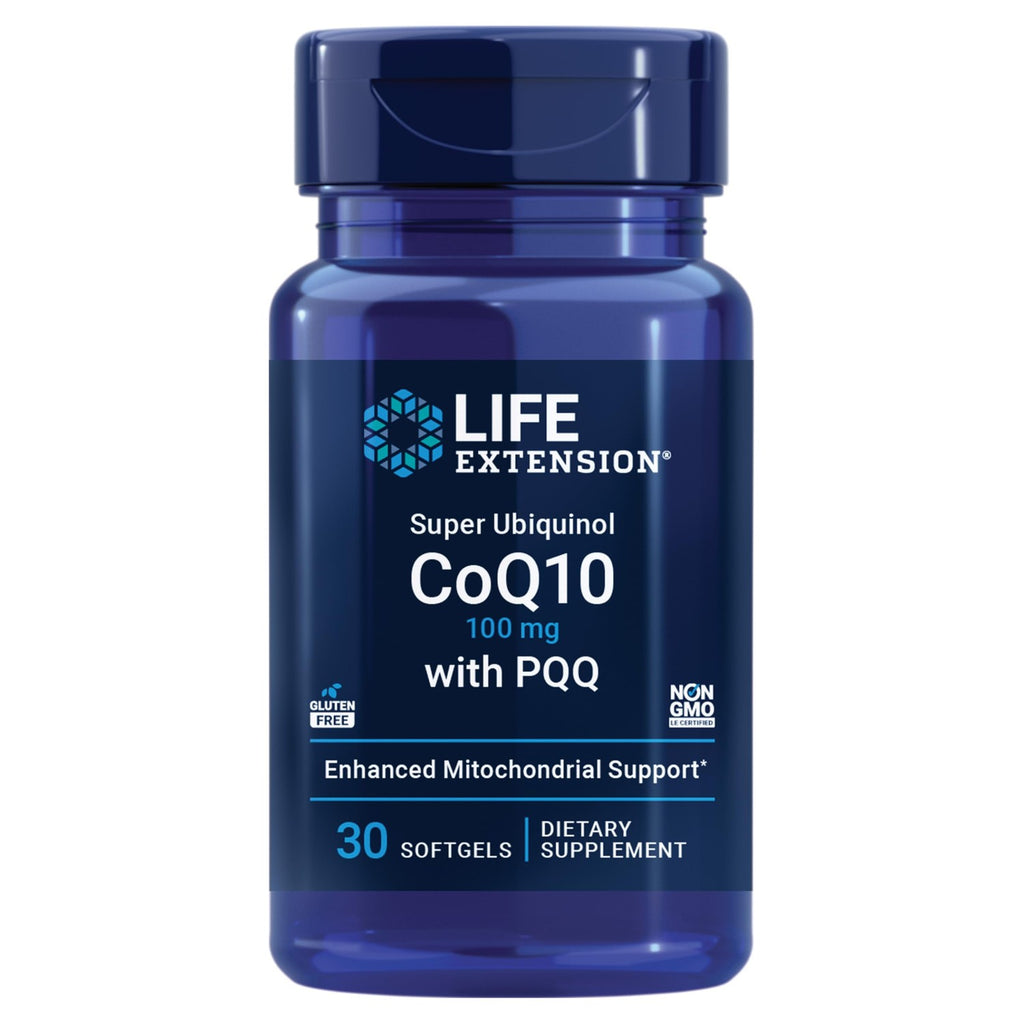Life Extension Super Ubiquinol CoQ10 with PQQ, Heart Health, 30 Softgels