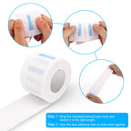 NICEMOVIC 5 Rolls Disposable Barber Paper Neck Strips Barber Accessories, Professional Barber Supplies Stretchy Paper Neck Strips for Salon Haircut Styling