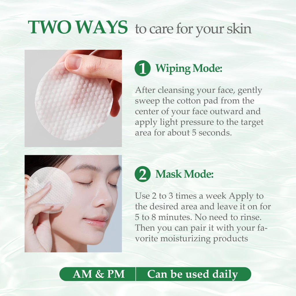 Toner Pads - with Centella Asiatica Extract and Collagen, Improves Uneven Skin Tone & Deep Hydration, Targets Dark Spots and Dull Skin, Ideal for All Skin Types - 70 Pads