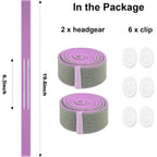 Buy now Upgraded Airfit P10 Headgear CPAP for Her Replacement, 2-Pack Replacement Headgear Compatible with ResMed Airfit P10 Nasal Pillow CPAP Mask Straps Included 2 Elastic Straps & 6 Adjustment Clips, Pink at indiglob india