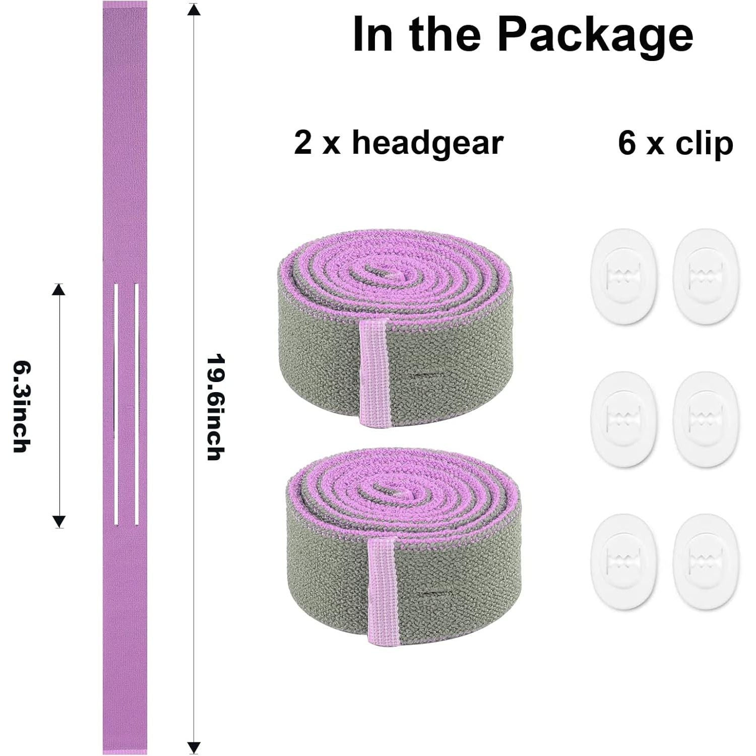 Buy now Upgraded Airfit P10 Headgear CPAP for Her Replacement, 2-Pack Replacement Headgear Compatible with ResMed Airfit P10 Nasal Pillow CPAP Mask Straps Included 2 Elastic Straps & 6 Adjustment Clips, Pink at indiglob india