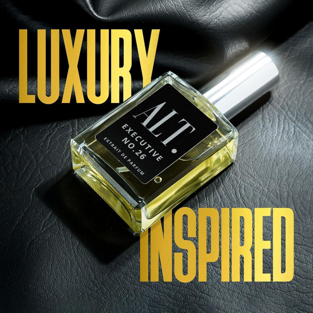 ALT. FRAGRANCES Executive No. 26 - Inspired by Avntus, Perfume for Men, Extrait de Parfum, Long Lasting Woody Fruity Perfume for Men with Bergamot, Pineapple & Oakmoss, 60ml
