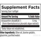 Designs for Health Astaxanthin - Microalgae (Haematococcus Pluvialis) Extracted Carotenoid Antioxidant Supplement - Support for Cardiovascular, GI, Skin + Eye Health (60 Softgels)
