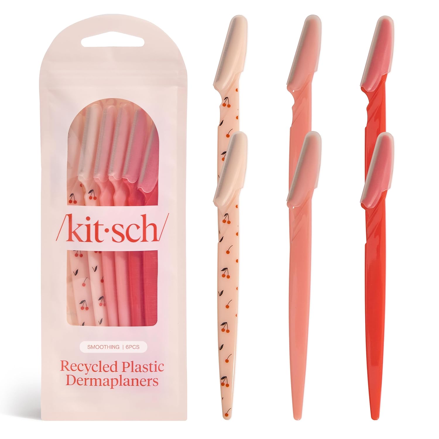 Buy now Kitsch Dermaplane Razor for Women Face â€“ Face Razors for Women & Men, Eyebrow Trimmer & Face Shaver â€“ Exfoliating Facial Razor & Skin Care Tool for Smoother Skin - Assorted Cherry Blossom, 6 pcs at indiglob india