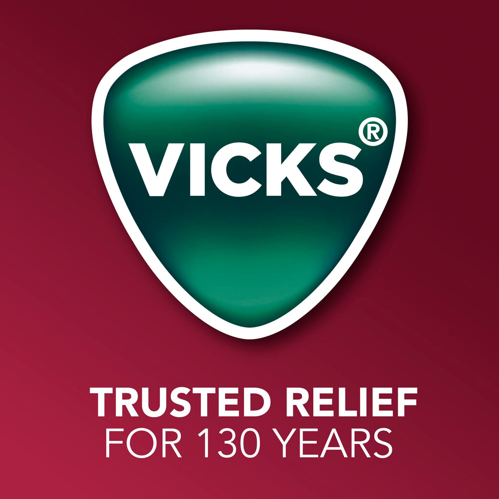 Buy now Vicks Formula 44 DM Cough & Congestion Liquid, Over-The-Counter Medicine, Day or Night, Cough Syrup, Powerful Cough and Congestion Relief, Cough Suppressant and Expectorant, Berry Flavor, 2x12 FL OZ at indiglob india