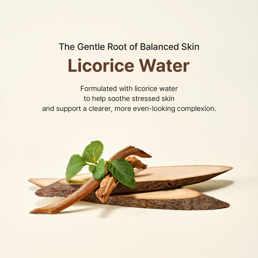 ACWELL Licorice pH 5.5 Balancing Cleansing Toner - Alcohol-Free Korean Face Toner, Hydrating Clarifying Formula for Dull and Combination Skin, 5.07 fl oz