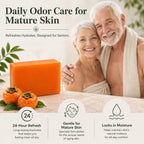 Kaori Deodorizing Persimmon Soap – Natural Body Bar