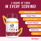 MARYRUTH'S Fiber Gummies for Adults, Sugar Free, 60 Count, 2 Month Supply | Soluble Fiber Supplement, Gut Health & Digestion Support, 3g Fiber per Gummy, Vegan