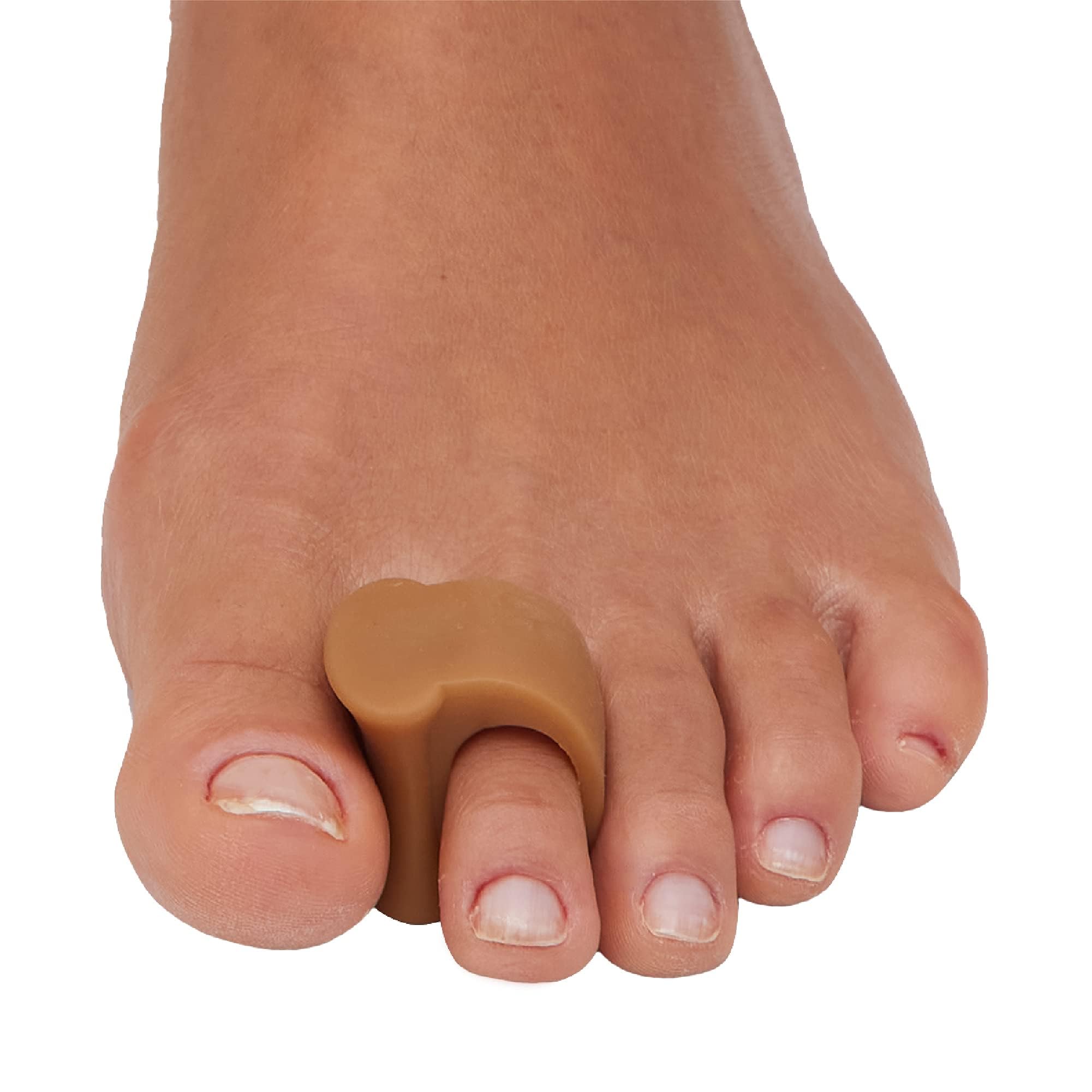 Buy now ZenToes Gel Toe Separators for Overlapping Toes, Bunions, Big Toe Alignment, Corrector and Spacer - 4 Pack (White) Honey at indiglob india