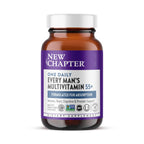 New Chapter Every Man's One Daily 55+ Multivitamin, 72 Tablets | Eyesight, Immune System and Cellular Energy Support with Astaxanthin and Saw Palmetto, Gluten Free and Vegetarian
