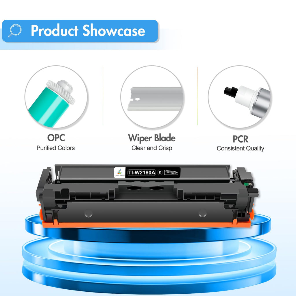 218A Toner Cartridges 4 Pack for HP 218 218X W2180A 3301fdw 3301sdw 3301