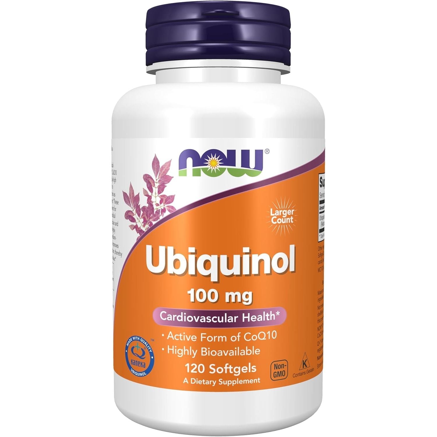 Buy now NOW Foods Supplements, Ubiquinol 100 mg, High Bioavailability (the Active Form of CoQ10), 60 Softgels 120 Count (Pack of 1) at indiglob india