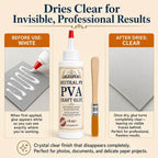 ALECPEA PVA Glue 4 oz for Crafts and Paper Projects