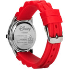 Buy now Disney Pixar Cars Kids' Time-Teaching Watch – Lightning McQueen Design with Red Silicone Strap, Easy-to-Read Dial, and Adjustable Fit for Wrists 5.5" to 8" at indiglob india