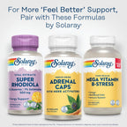 SOLARAY Adrenal Caps Freeze Dried, 60 VegCaps