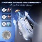 Male Masturbator Sex Toys for Men - Wearable Penis Training Vibrator with 9 Speeds & AI Smart APP Control, Vibrating Male Sex Toys Strokers Glans Trainer for Hands Free, Adult Toys & Games