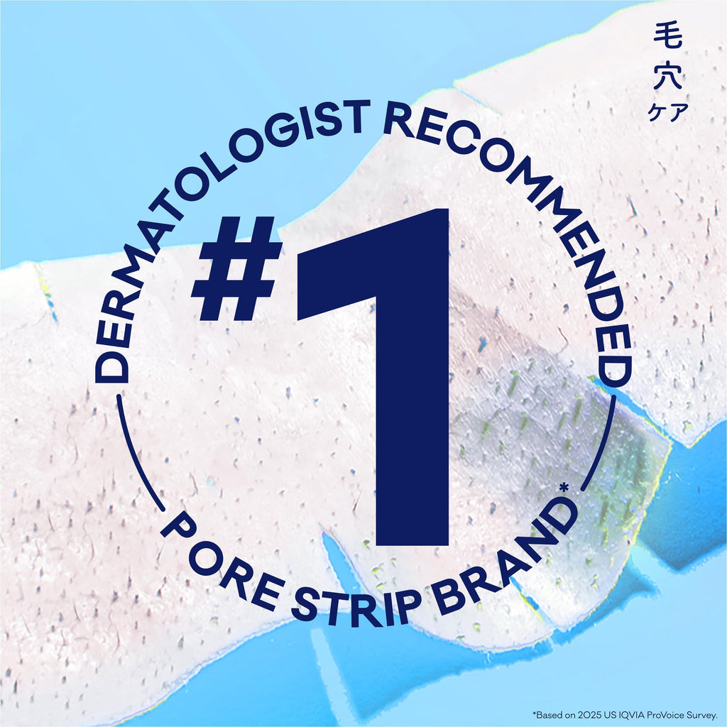 Biore Blackhead Remover Pore Strips, Deep Cleansing, Nose & Face, 14 ct | Nose, Chin & Forehead Use, Unclogs Pores Instantly, Oil-Free, Non-Comedogenic, Oily Skin, Skincare