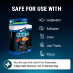 Fritz Maracyn - for Saltwater and Freshwater gram-Positive Relief from Bacterial gil, Popeye, More - Easy dose Packets, 20 Count