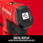Buy now CRAFTSMAN V20 Air Compressor Portable, Cordless Tire Inflator, Up To 150 PSI Tire Pump, with Digital Pressure Gauge, Tool Only (CMCE521B) at indiglob india
