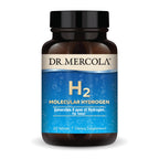 Dr. Mercola H2 Molecular Hydrogen, 8 ppm, 90 Tablets (90 Servings) | Supports Cellular Energy, Brain Health, and Healthy Aging with Elemental Magnesium, Non-GMO, Gluten-Free, and Soy-Free