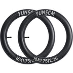 2-PCS 16" Heavy Duty Bike Tubes 16x1.75/2.25(45/57-305) AV32MM Inner Tubes