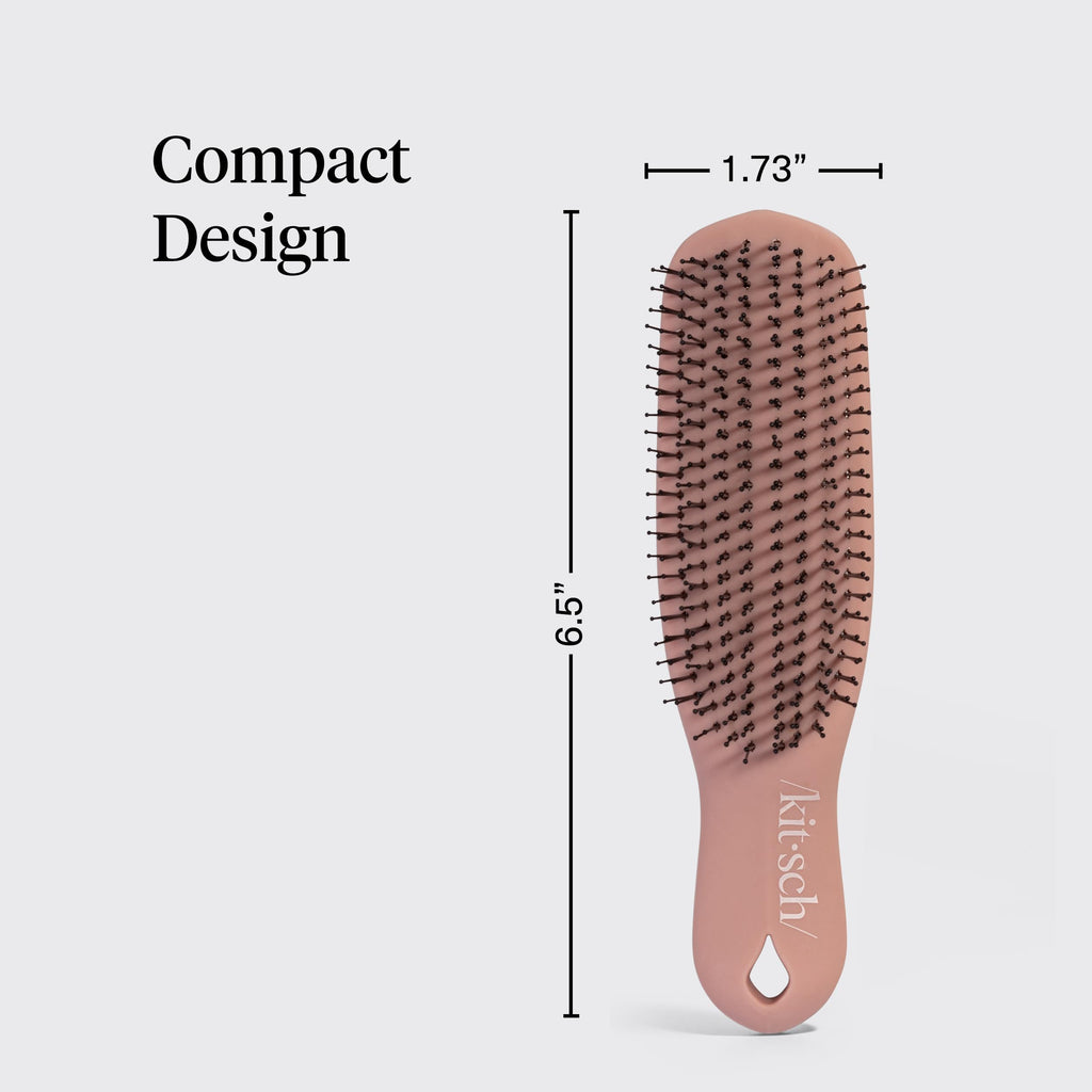 Kitsch Scalp Renewal Brush - Hairbrush Scalp Massager - Terracotta | Exfoliating Hair Brush, Gentle Head Massage Brush to Remove Buildup, Boost Circulation & Relaxing Head Scrubber for Hair Wash