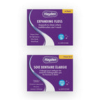Hayden Expanding Dental Floss. Expands To Clean Between Tight Teeth. 6 Pack Value. Fresh Feeling Polar Mint Woven Floss. Anti Tartar Actives for Gentle Care. 180 Yards. Expandable Clean. PFA Free.
