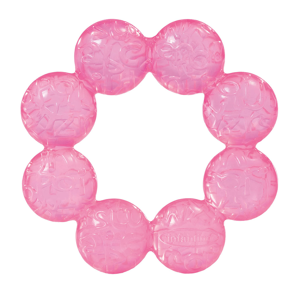 Infantino Water Teethers, Cooling & Massaging Relief, Lime/Pink, 3-Pack