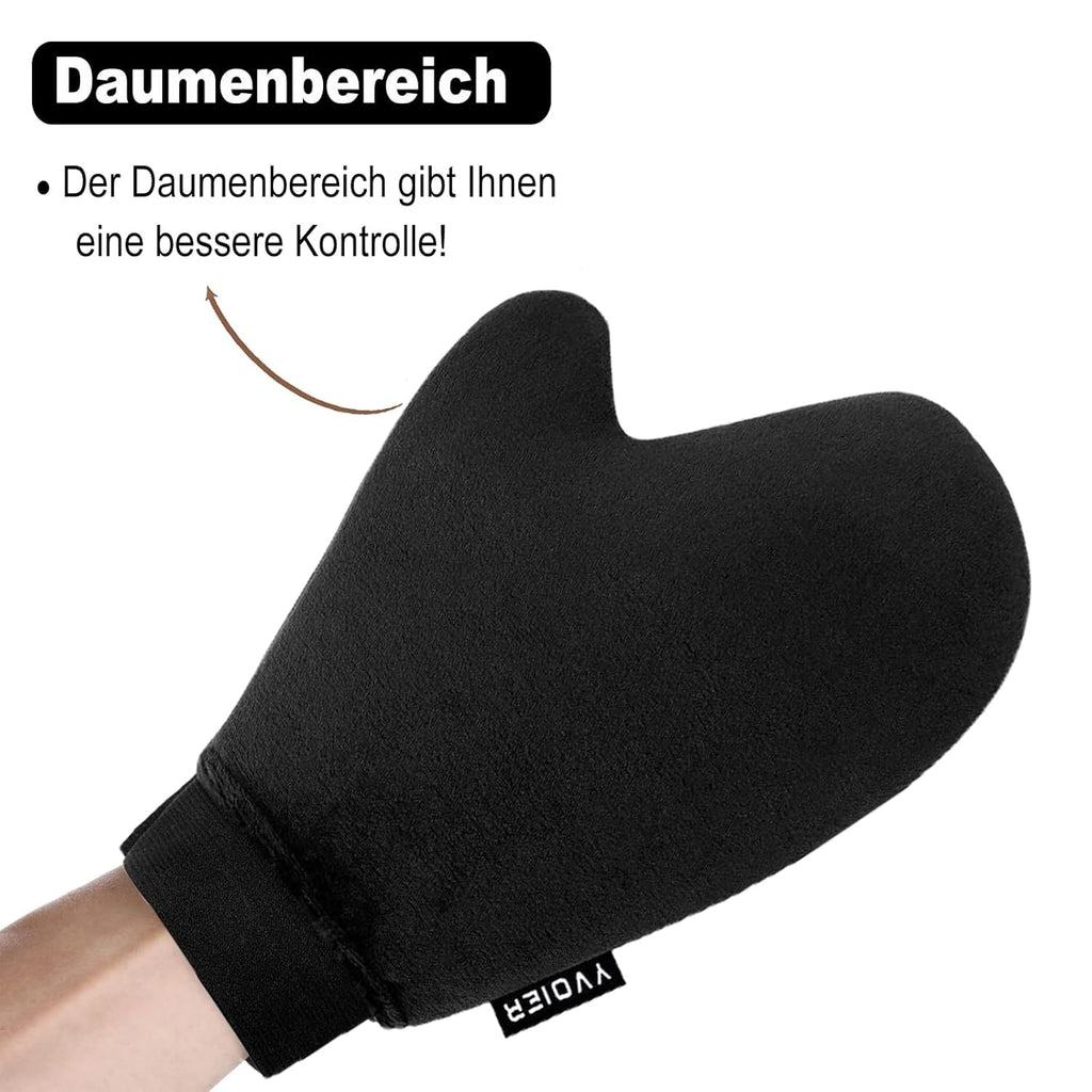 Buy now Self Tanning Mitt Applicator - Elastic Wrist Tan Mitt Applicator Microfibre Tanning Lotion Applicator Self Tanning Glove Sunless Tanning Mitt Streak Free Tan for Tanner Spray Mousse Lotions at indiglob india