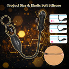 HNNPY Thrusting Prostate Massager Dildo, Male Anal Vibrator Sex Toys