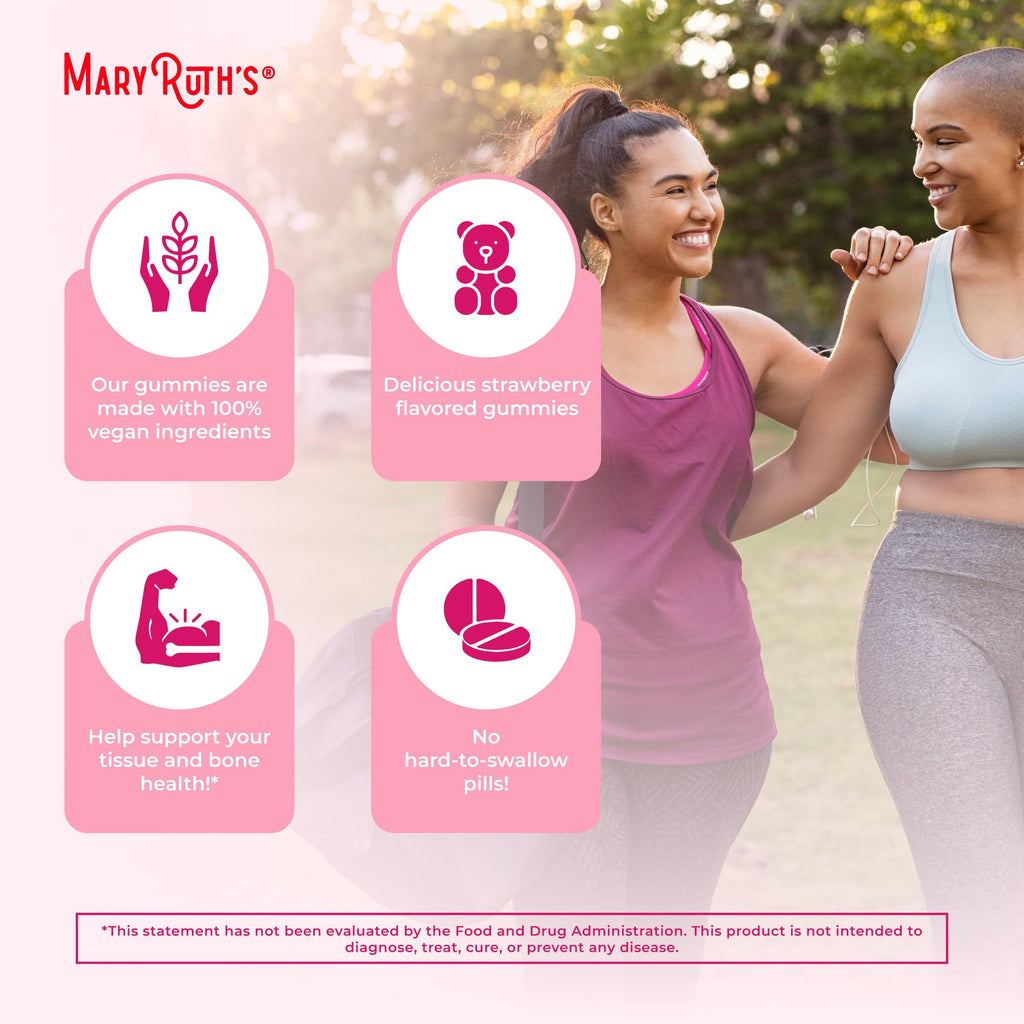 MaryRuth Organics Women's Immune Support Multivitamin Gummies | Ages 14+ | Skin Health | Gummy Vitamins for Women | Sugar-Free | Vegan | Non-GMO | 60 Count | Sugar Free, Vegan, 60 Count