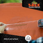 Buy now T-REX Ferociously Strong Repair Tape, Sticks to Wet Surfaces, All Weather and UV Resistant, 1.88" x 9 Yards, Clear, 1-Roll (241535) at indiglob india