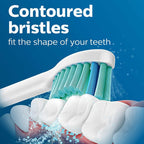 Buy now Philips Sonicare Genuine Simply Clean Replacement Toothbrush Heads, 2 Brush Heads, White, HX6012/04 at indiglob india