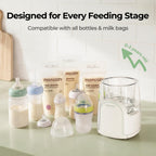 Momcozy NightPro Bottle Warmer for Baby Breast Milk with Night Light