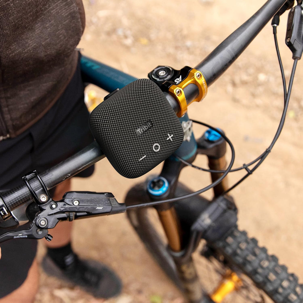 Buy now Tribit StormBox Micro 2 Wireless Portable Speaker: 10W Loud Deep Bass Sound, IP67 Waterproof Bike Speaker with Bluetooth 5.3, 12H Playtime, TWS Pairing for Camping Travel Hiking at indiglob india