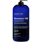Buy now Majestic Pure Rosemary Oil Shampoo for Hair Growth - Volumizing & Nourishing Shampoo - with Vitamin E & Argan Oil - Sulfate Free, for Men & Women - 16 fl oz at indiglob india