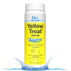 United Chemical's Yellow Treat Mustard Algaecide for Swimming Pool – Super Strength Algae Killer for Mustard & Yellow Algae in Saltwater & Chlorine, Above & Inground Pool Treatment | YT2-2LB