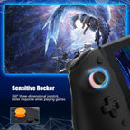 Buy now ECHZOVE Switch Controller Grip, Ergonomic Switch Controller with Six-Axis Gyroscope for Gravity Induction, Twin Motor Vibration, Power-Charging Input Port(NOT for Switch OLED) at indiglob india