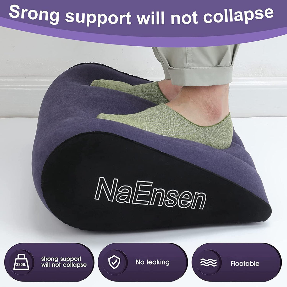 Sex Toys Adult Toys Pillow Position Cushion Triangle Inflatable Furniture Couples Toy Positioning for Deeper Position Support Pillow Men Women for Couples