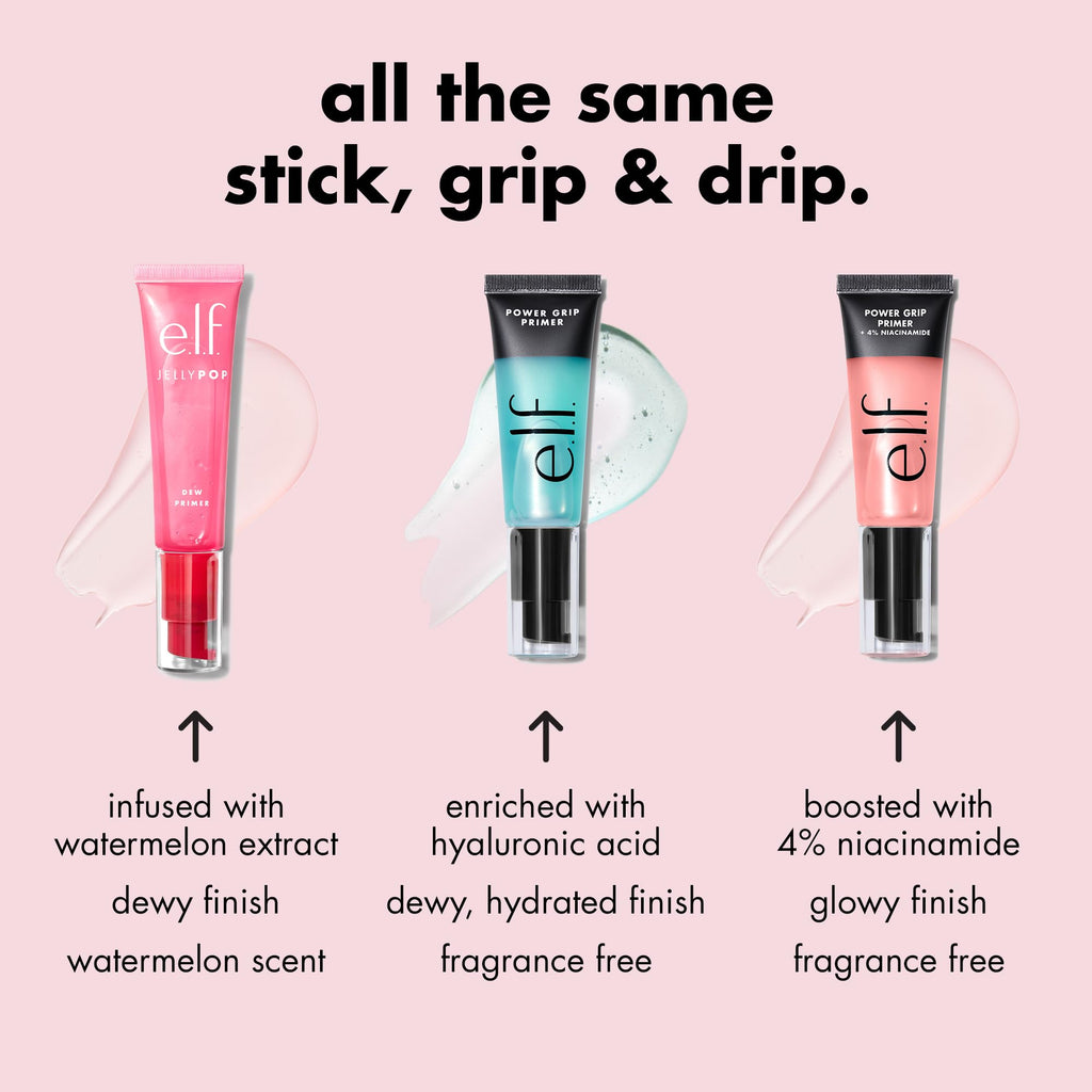 Buy now e.l.f. Jelly Pop Dew Primer, Limited Edition Translucent Face Primer For Moisturizing & Smoothing Skin & Gripping Makeup, Vegan & Cruelty-Free at indiglob india