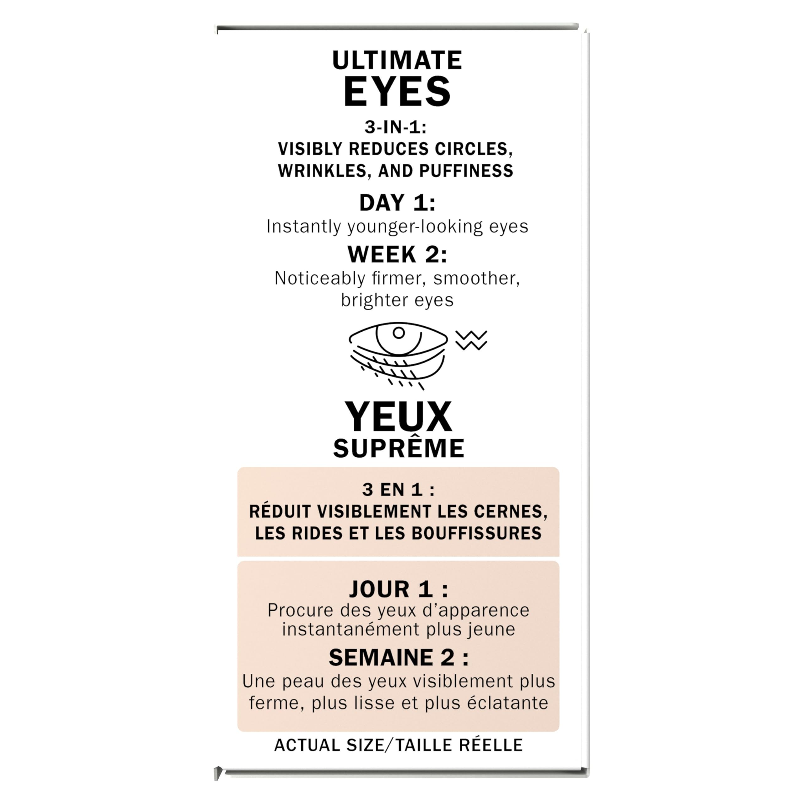 Buy now Olay Eyes Ultimate Eye Cream for Dark Circles, Wrinkles and Puffiness, 13 ml (0.4 fl. oz.) at indiglob india