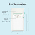 Newton Baby Mini Crib Mattress 37.75" x 23.75" Breathable & Washable